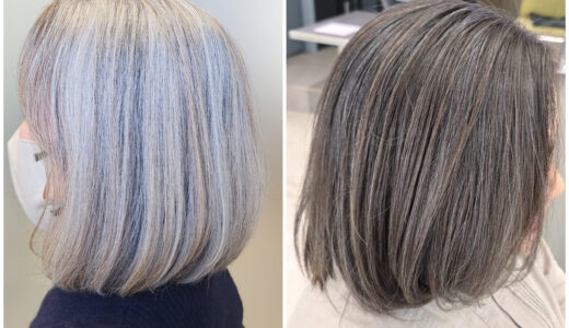 グレイヘアーとグレイカラー